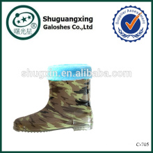 couvrent les chaussures de pluie pliable pour enfants, bottes de pluie usine hiver/C-705